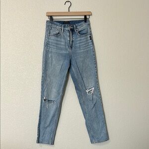 Light Blue Distressed Women's Jeans